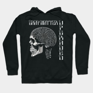 AI Circuit Board Brain Skull Hoodie